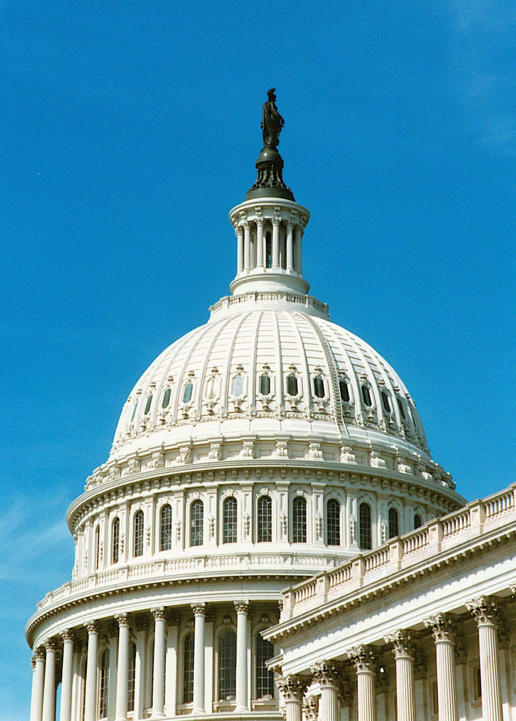 The United States Capitol dome, Washington, D.C.